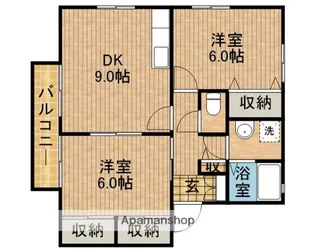 グランシャリオA【2階】の間取り