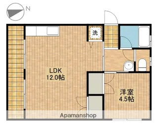 井上ハイツ【3階】の間取り