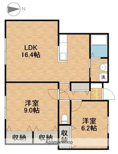 ブルーム【1階】の間取り