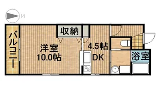 ベルアンジュール【3階】の間取り