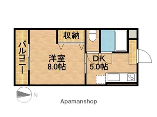マンション富士見台【3階】の間取り
