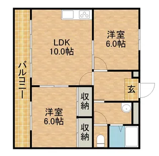 マーブルパレスⅡ【3階】の間取り