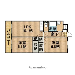 ブライトヒルズ可睡の杜【4階】の間取り