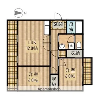 ルミエール21【3階】の間取り