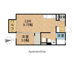 WOODS【2階】の間取り