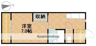 ハーベスト上島【3階】の間取り