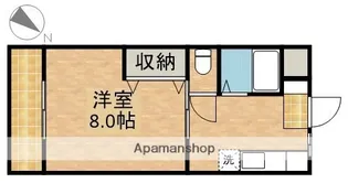 ブランシェ高丘【1階】の間取り