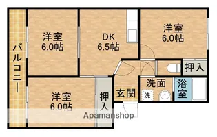静岡県浜松市中央区高丘北1丁目【マンション】の間取り