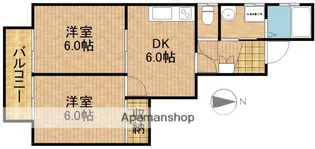カーサ匠【2階】の間取り