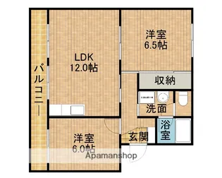 静岡県浜松市中央区上島3丁目【マンション】の間取り