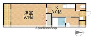 ラティール【1階】の間取り