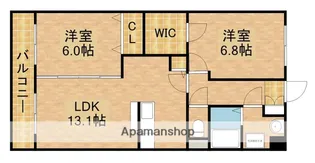 T.WOOD【1階】の間取り