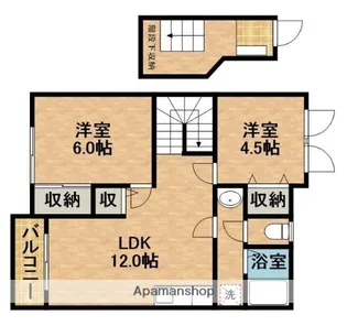 すずらん【2階】の間取り