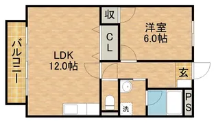 サープラスアイ【1階】の間取り