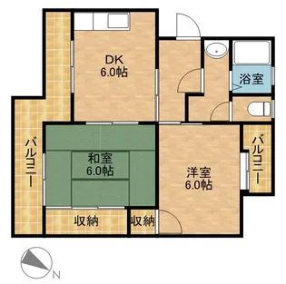 マンションKM−1【1階】の間取り