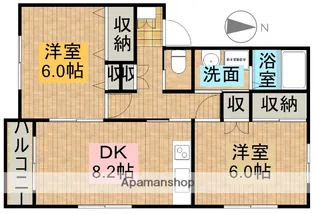 キートスⅠ【1階】の間取り