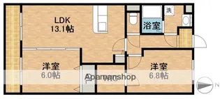 ハミングバード【3階】の間取り