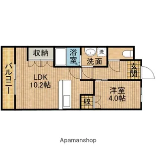 シャルマン【1階】の間取り