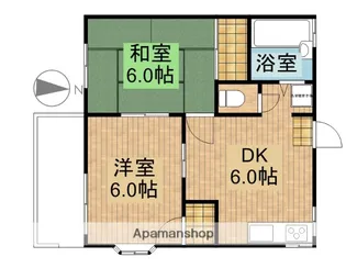 シャロム・F【2階】の間取り