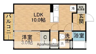 クレール御殿【2階】の間取り