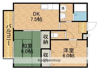 グランドゥール【2階】の間取り