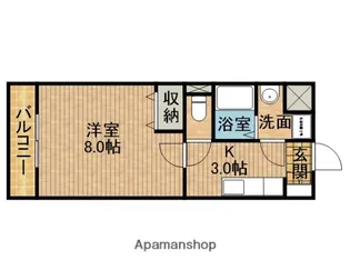 グローリーノーブル【4階】の間取り