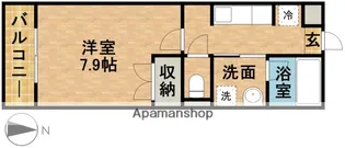 LA GRAND−GRUE【4階】の間取り