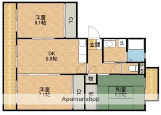 メゾン高丘【2階】の間取り