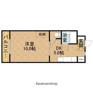 ア・ラ・モードS【2階】の間取り
