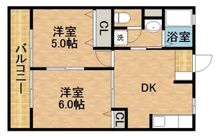 ひまわり【1階】の間取り