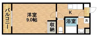 ハミング愛野【1階】の間取り