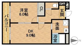 LIMPIA垂木【3階】の間取り