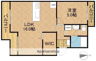 メゾンド・カンパーニュ【1階】の間取り