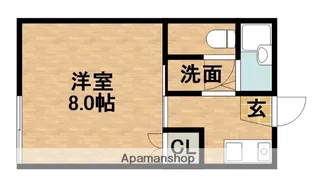 ハイツひまわり【1階】の間取り