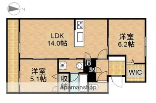 BON FILONE【1階】の間取り