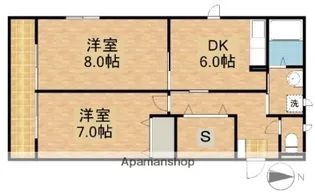静岡県浜松市中央区白羽町【アパート】の間取り