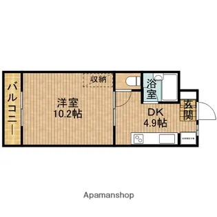 クレシェンテ【3階】の間取り