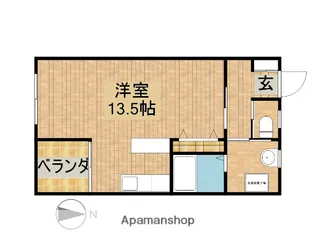 オレア【3階】の間取り
