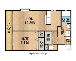 ヴィラパルテール【3階】の間取り