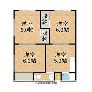 みどり荘【101号室】の間取り