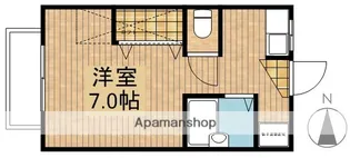 コーポ塚本【201号室】の間取り