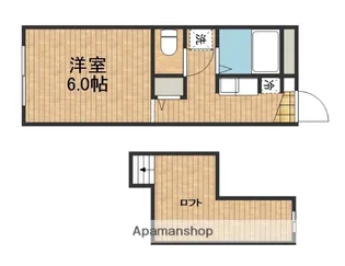 カーサ・フィオーレ【1階】の間取り