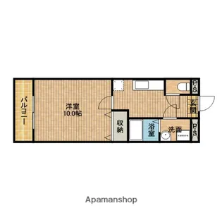 ラ・ソーティム・ドゥ・プリムベル【3階】の間取り