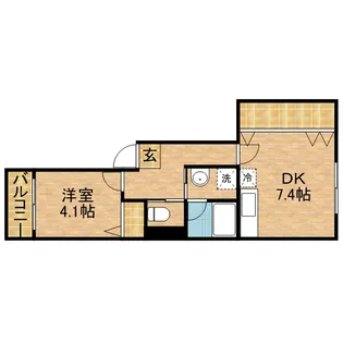 ホープガーデン【2階】の間取り