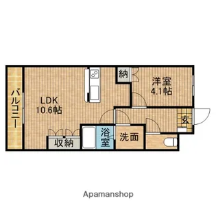 エクセレントビレッジ【1階】の間取り