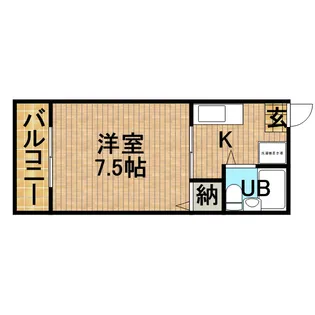 エスパルス【202号室】の間取り