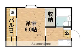 ガーデンコート早出【1階】の間取り