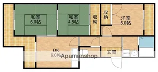 静岡県浜松市浜名区西美薗【マンション】の間取り