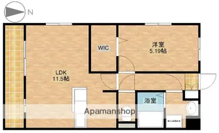 グランソレイユ【3階】の間取り