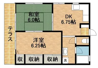 2DKの間取り画像